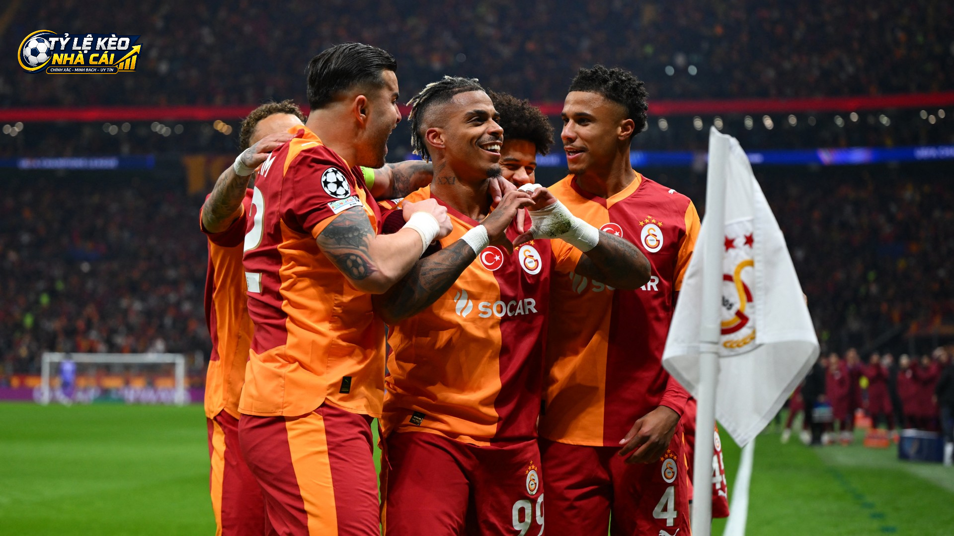 Galatasaray hướng đến chiến thắng với cách biệt an toàn